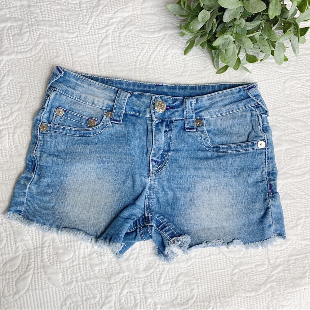 TRUE RELIGION Denim Cut Offs, Girl’s 10
